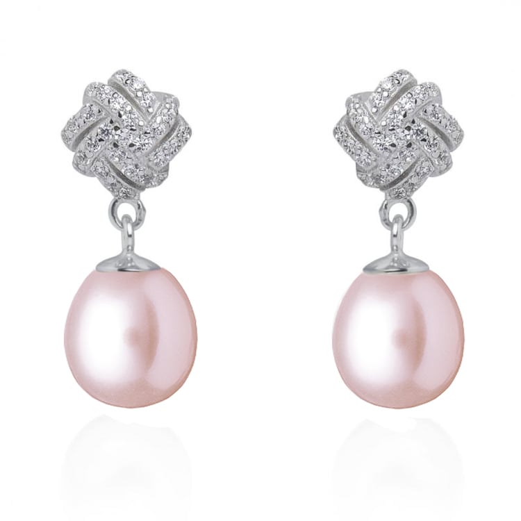 Perlové visací náušnice