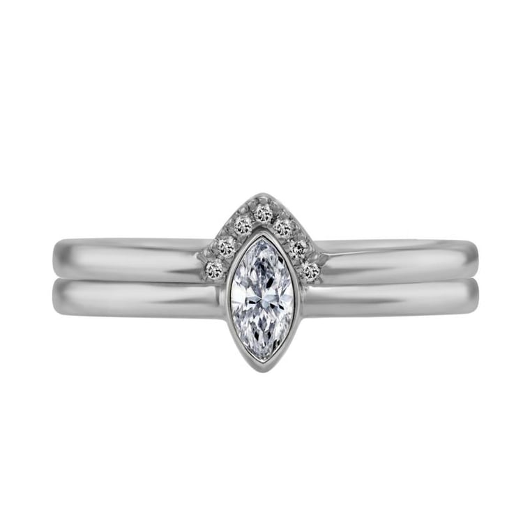 Prsteny z bílého zlata