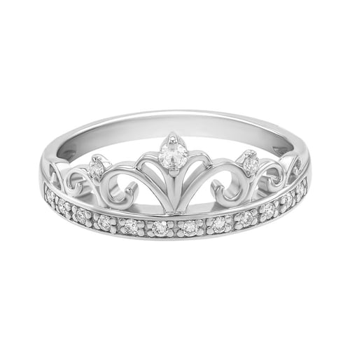 Princeznin zlatý prsten s diamanty Alpana