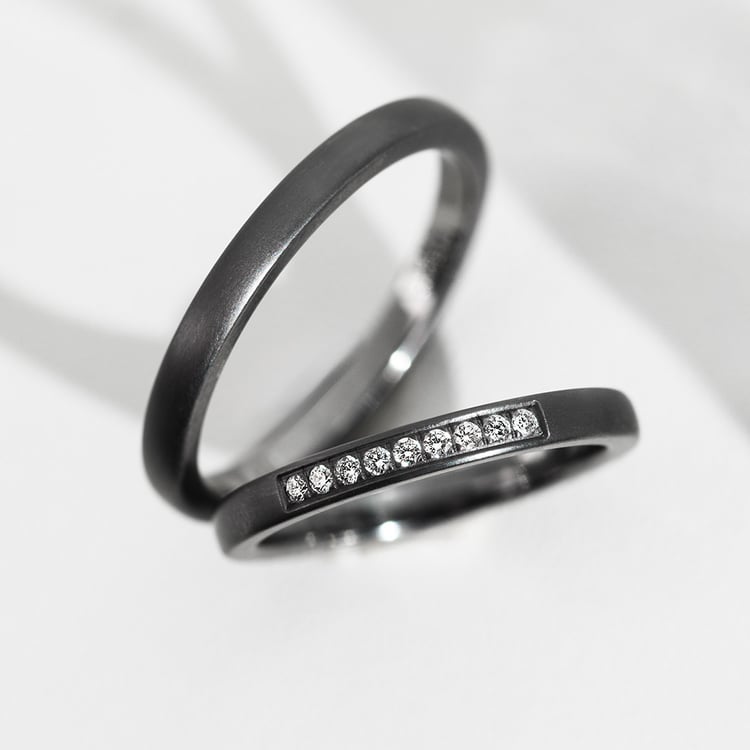 Tantalový prsten Rille 157329