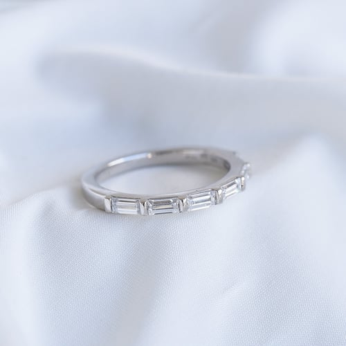 Elegantní prsten s baguette diamanty Marilyn