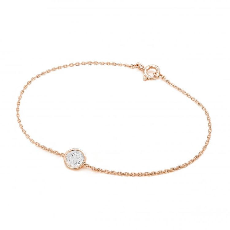 Něžný náramek s IGI certifikovaným lab-grown diamantem Isra 96916