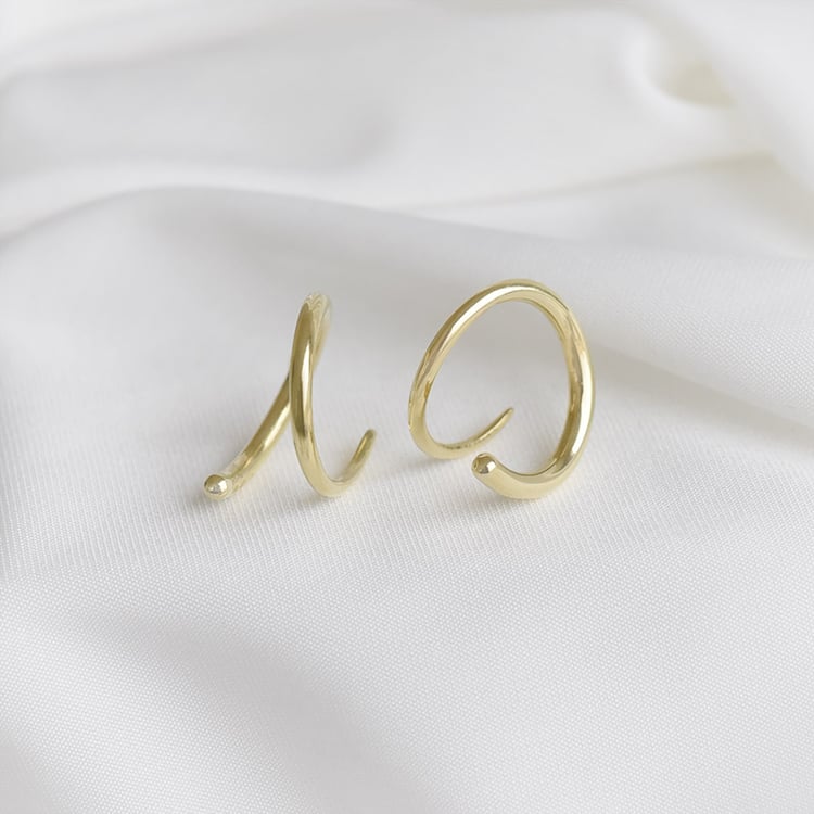 Zlaté náušnice 89796