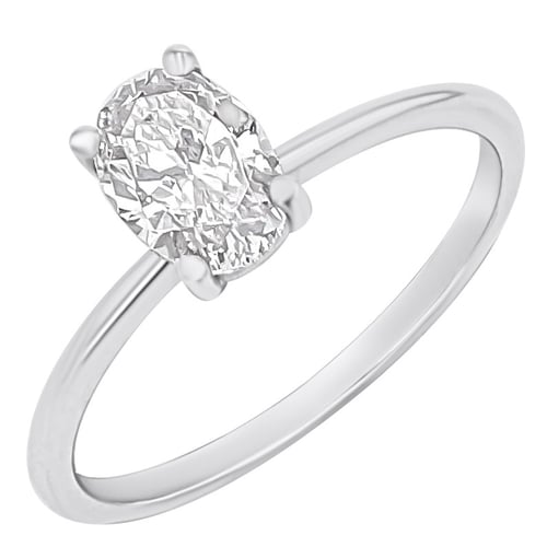Zásnubní prsten s výběrem písmene a diamanty Frost