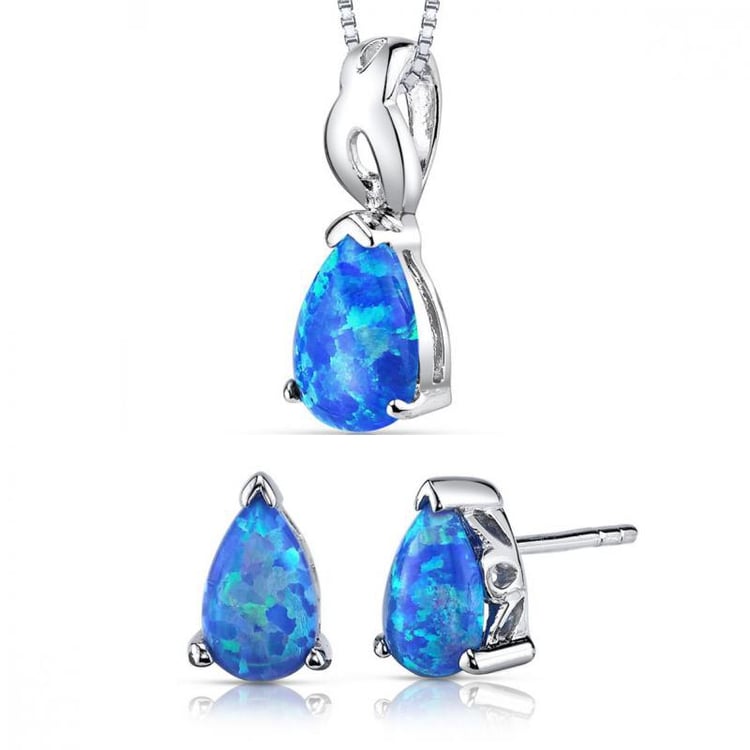 Opálové slzy ve stříbrné kolekci Carise