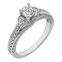 Luxusní zásnubní prsten s diamanty Jiezel