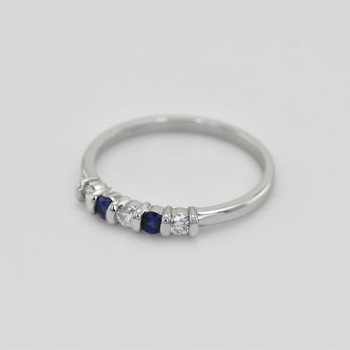 Eternity prsten se safíry a diamanty Dalis