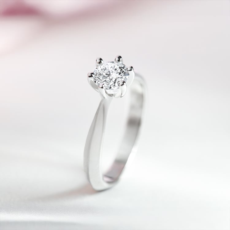 Zásnubní prsten s 0.3ct IGI certifikovaným diamantem diamantem Iravan 170556