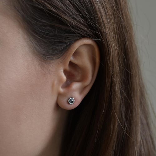 Zlatá sada šperků se salt'n'pepper diamanty Amande