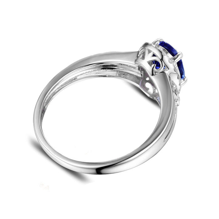 Zlatý prsten s tanzanitem 12705