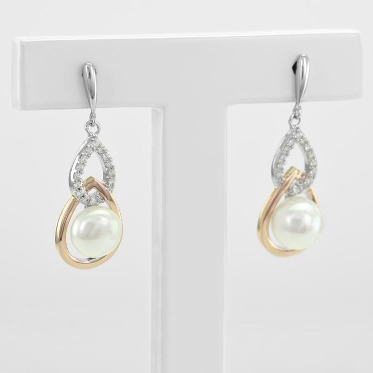 Náušnice s perlami 9516