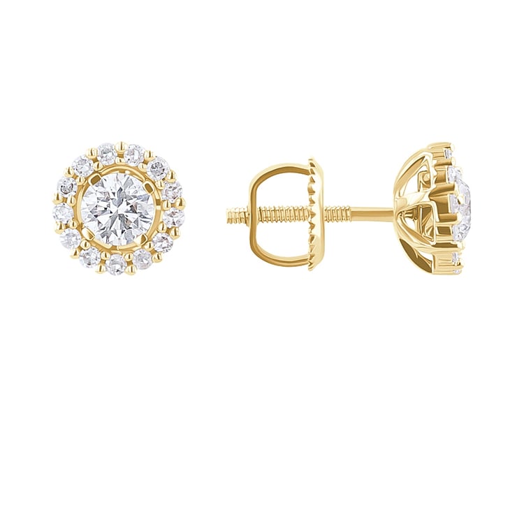 Diamantové náušnice 2v1 Demetra 126653