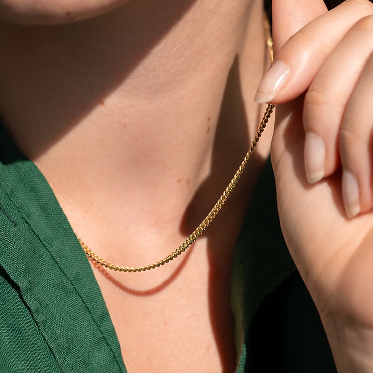 Panzer řetízek 50 cm ze 14k zlata 143893