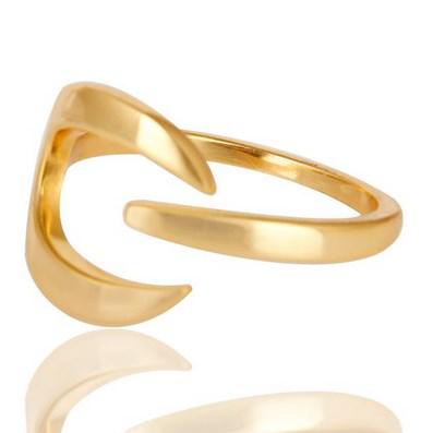 Unikátní pozlacený prsten ze stříbra Vidal