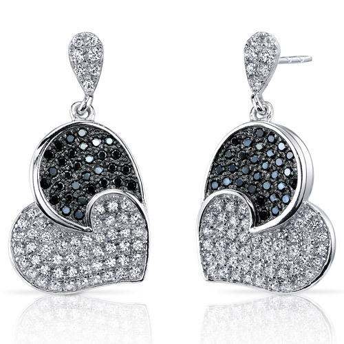 Stříbrné náušnice se zirkony