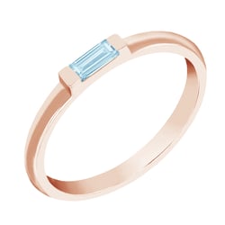 Jemný zlatý prsten se švýcarským topazem Xenia