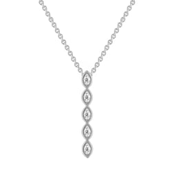 Zlatý přívěsek s lab-grown diamanty Alice