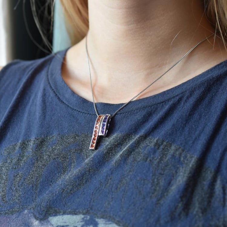 Drahokamový náhrdelník 15004