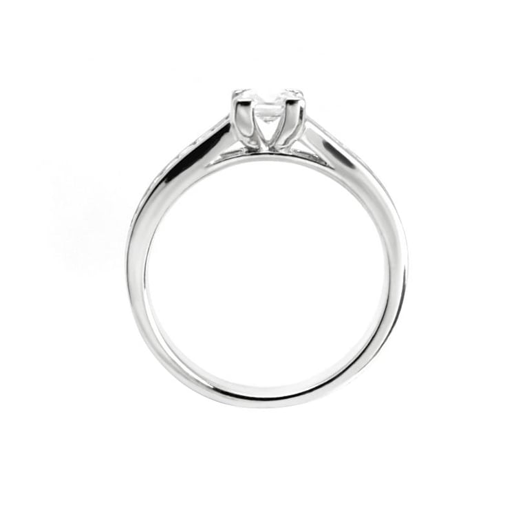 Diamantový prsten z 18k zlata Jihe 5195