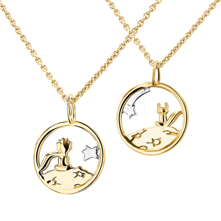 Kolekce vykrojených náhrdelníků Malý princ