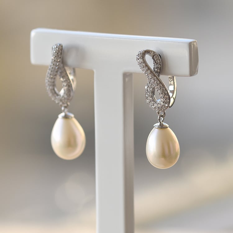 Náušnice s perlami 58721