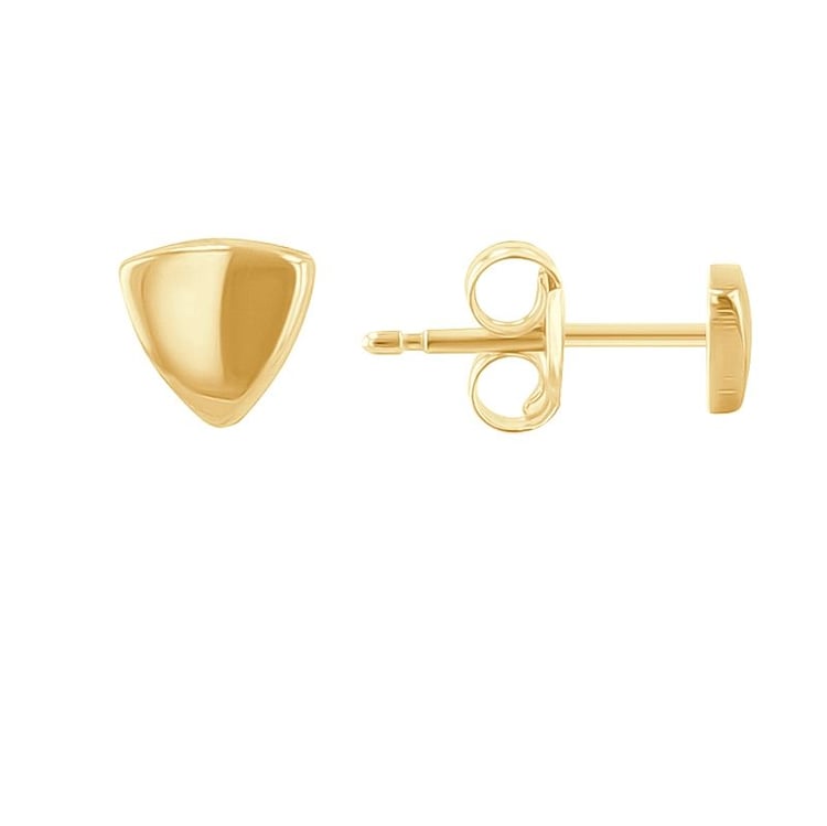 Zlaté trojúhelníkové náušnice Kamali 126573