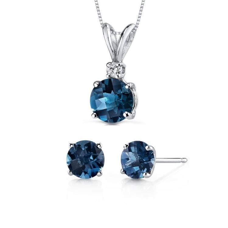 Zlatá kolekce s londýnskými topazy Sheena 9630