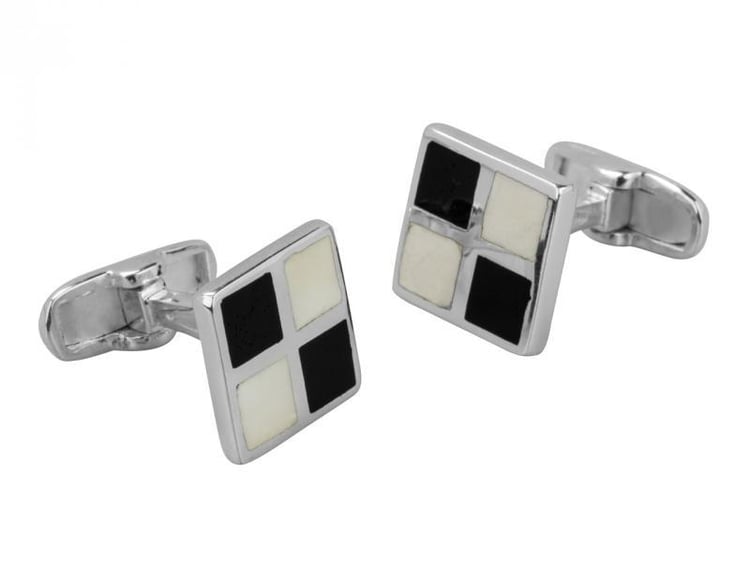 Manžetové knoflíky ze stříbra Bran