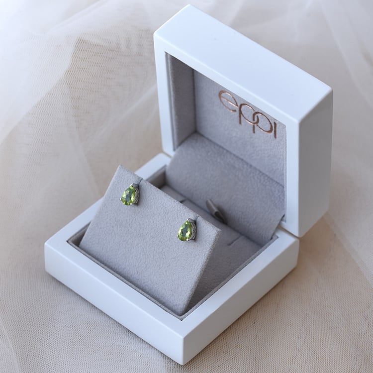 Stříbrné náušnice ve tvaru slz 68954