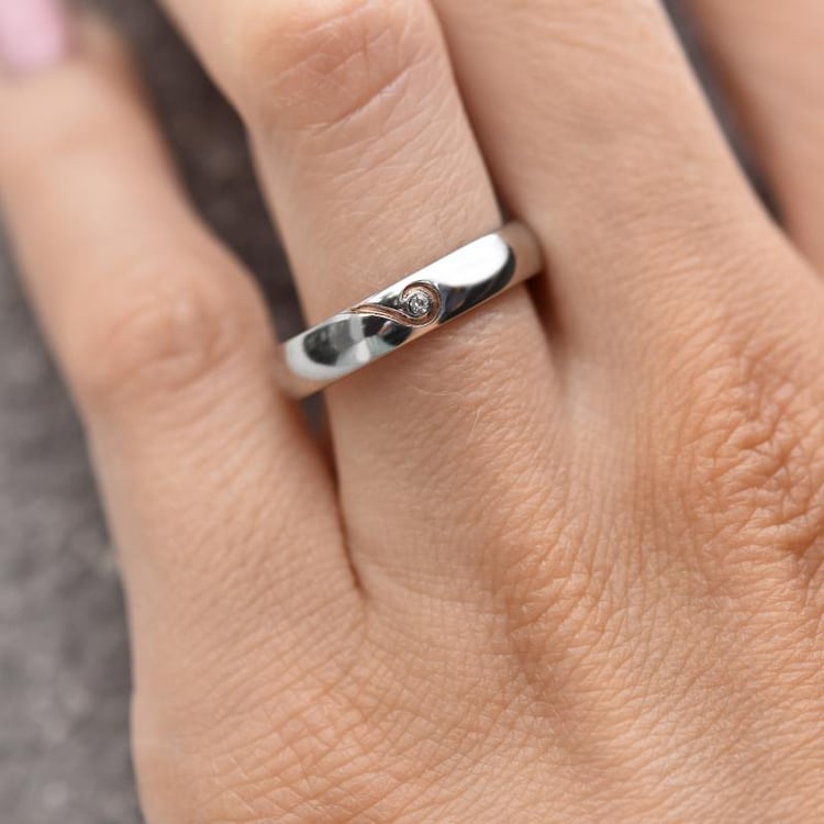 Snubní prsteny s motivem srce 21882