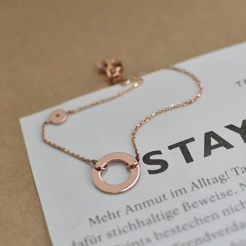Zlatý fashion náramek s diamantem Virginia