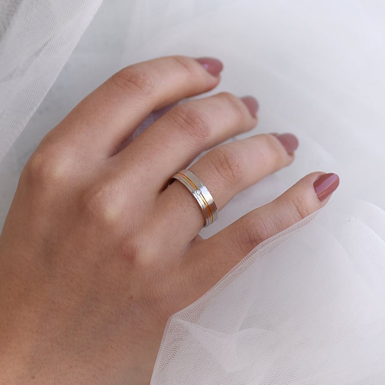 Snubní prsten ze zlata 61483