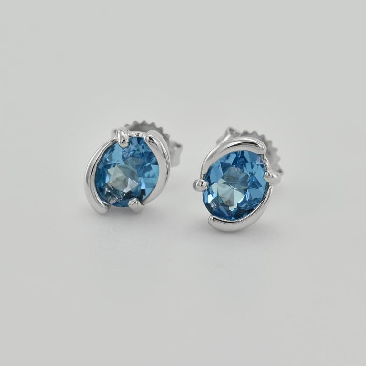 Topazové náušnice 41613