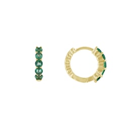 Jemné náušnice se smaragdy Patton