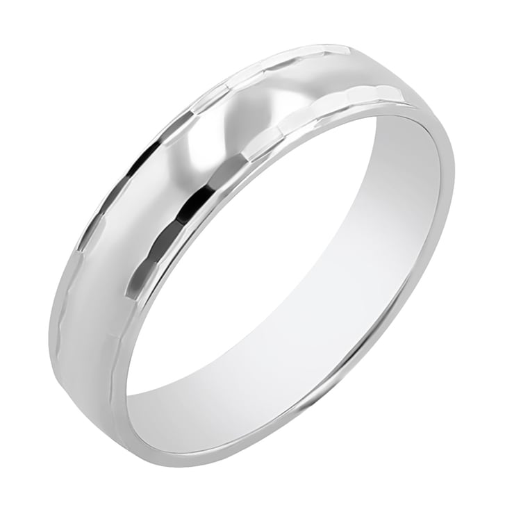 Zlaté snubní prsteny se zdobenými okraji Presca 117268