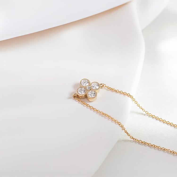 Moissanitový náramek s diamantem Reith 149209