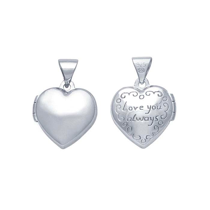 Stříbrný medailonek s gravírem 35265