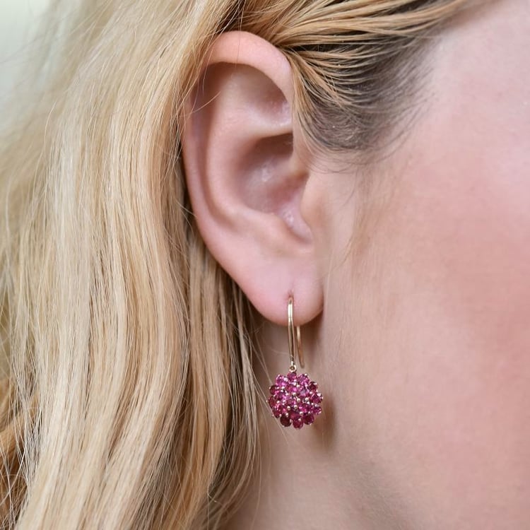 Turmalínové náušnice ze zlata 106841