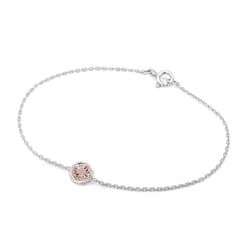 Zlatý náramek s morganitem Arleth