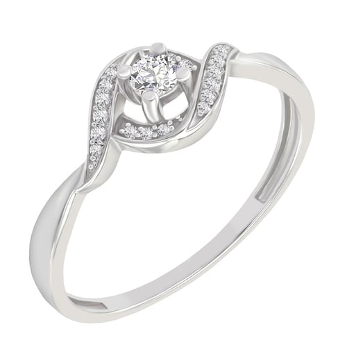 Prsten s lab-grown diamanty Nurisa