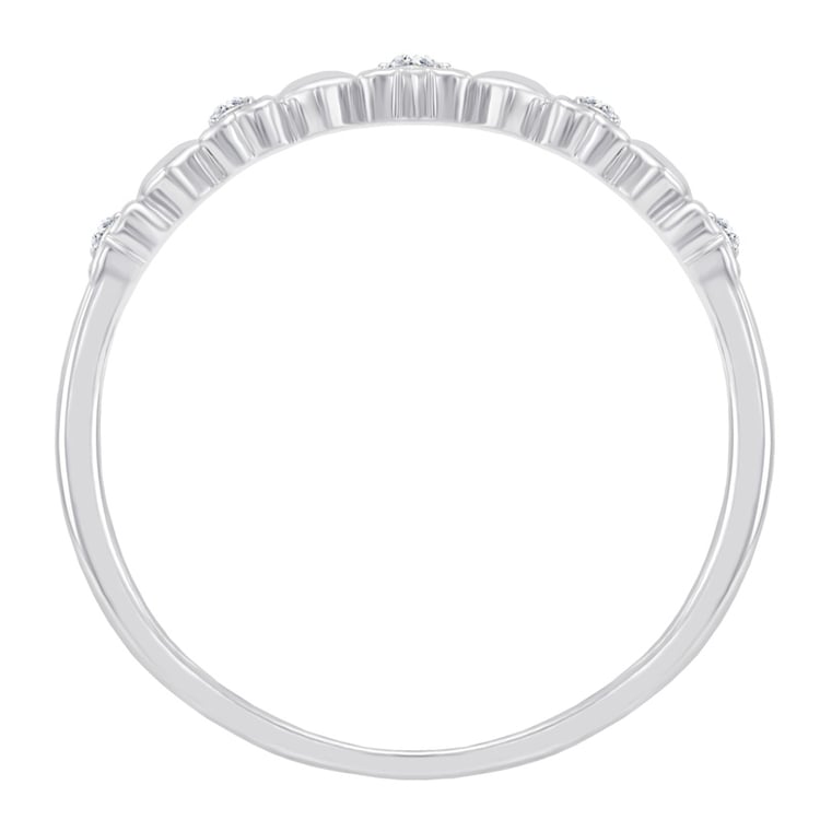 Srdíčkový prsten s diamanty 41474