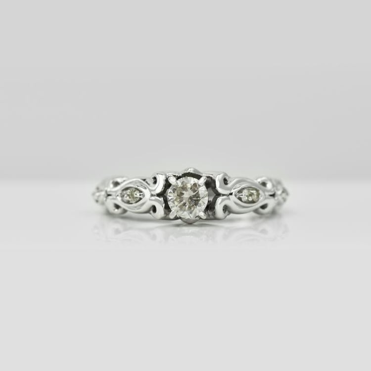 Zásnubní vintage prsten 17319