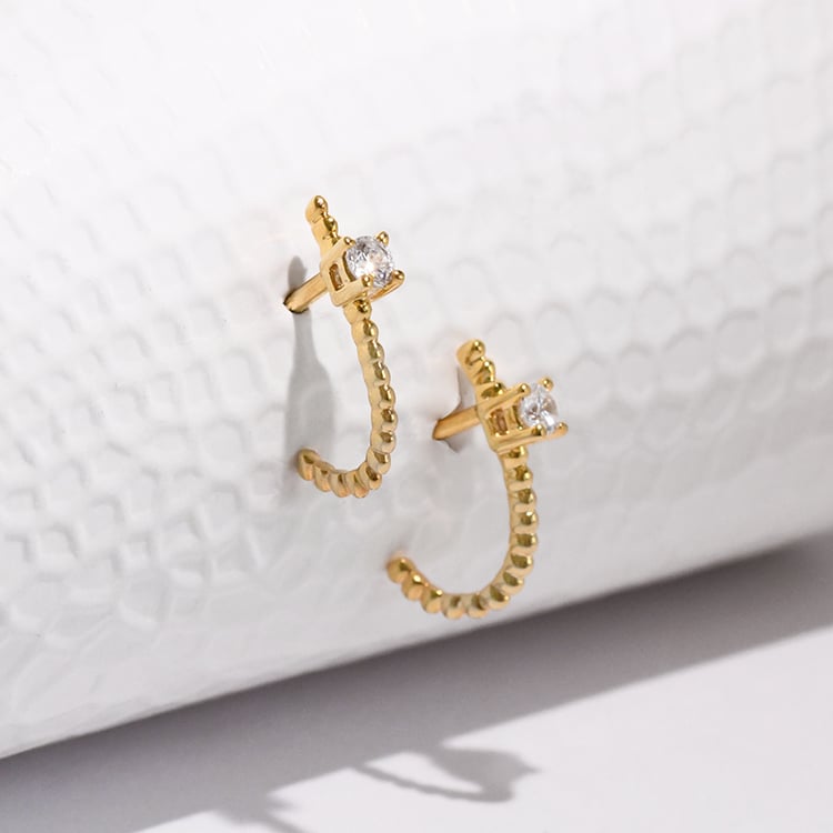 Kuličkové náušnice s diamanty Muvial 115952