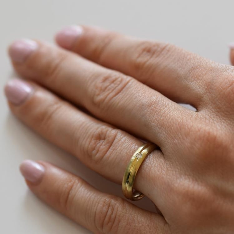 Dámský snubní prsten 21109