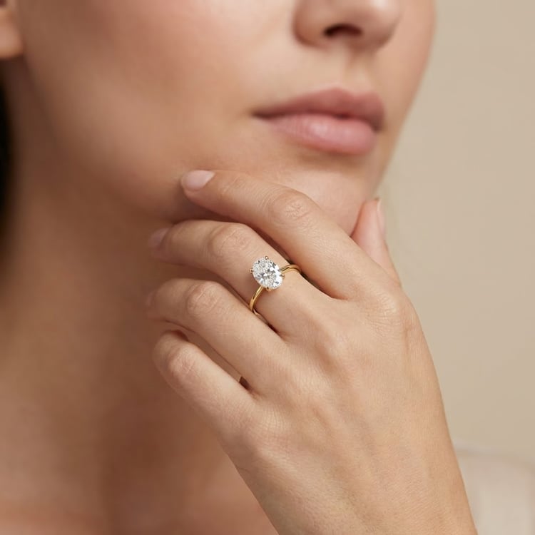 Zásnubní prsten ze zlata s 0.52ct IGI certifikovaným lab-grown diamantem Frost 166139