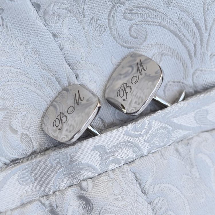 Manžetové knoflíčky s iniciálami 46431