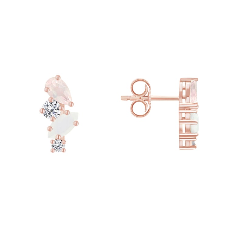 Pozlacené náušnice 89390