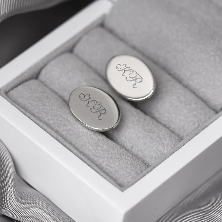 Oválné manžetové knoflíčky 15174