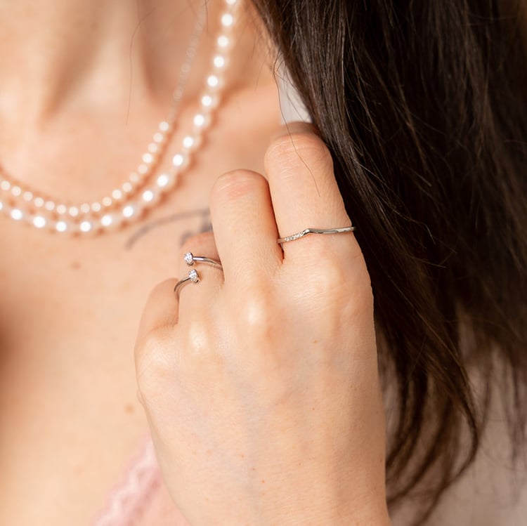 Vykrojený eternity prsten s diamanty Annelisa 118281