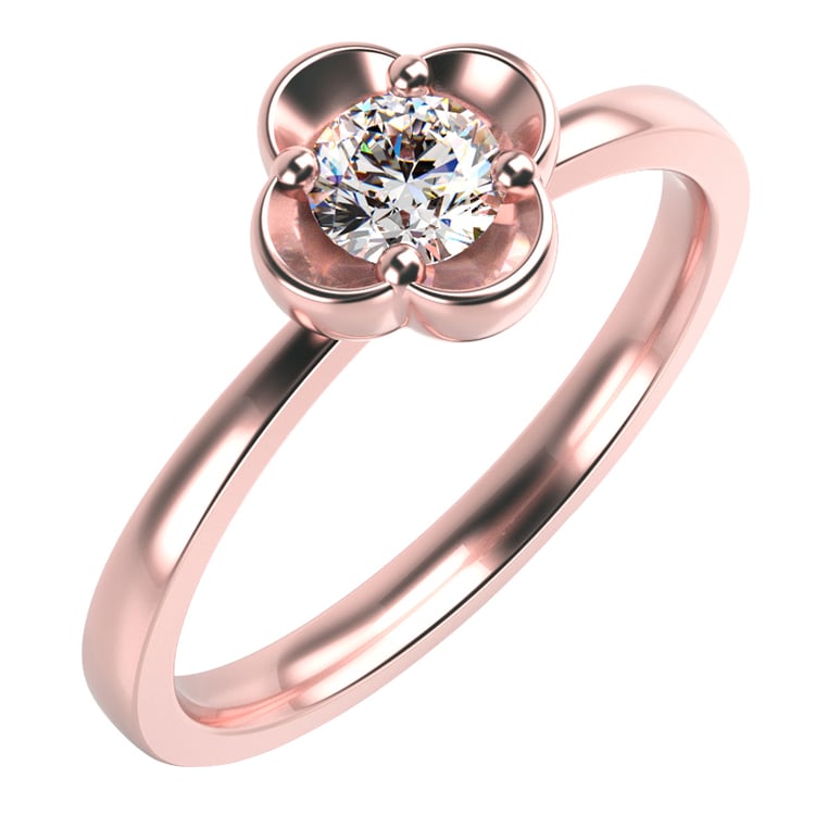 Diamantový zlatý prsten 16084